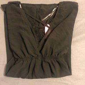 Black cover up jumpsuit